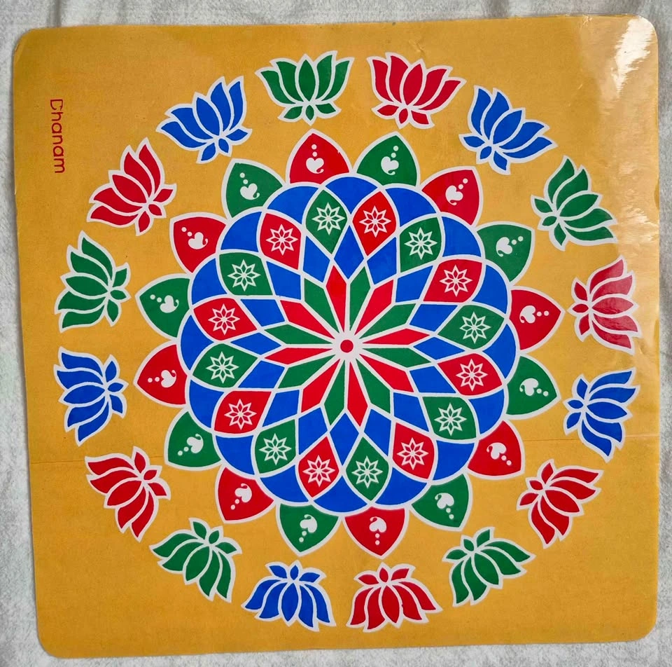 Dhanam Decorative Rangoli Stickers - photo 3