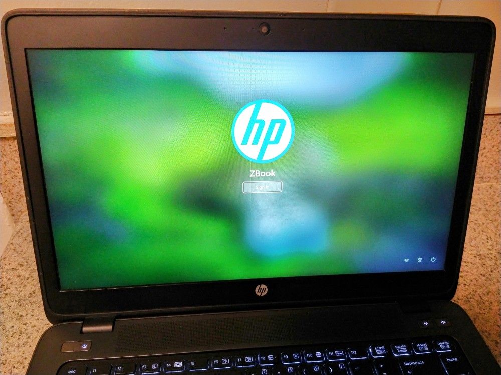 HP ZBook i7 Laptop w/ 256GB SSD, 12GB RAM, Backlit Keyboard & AI