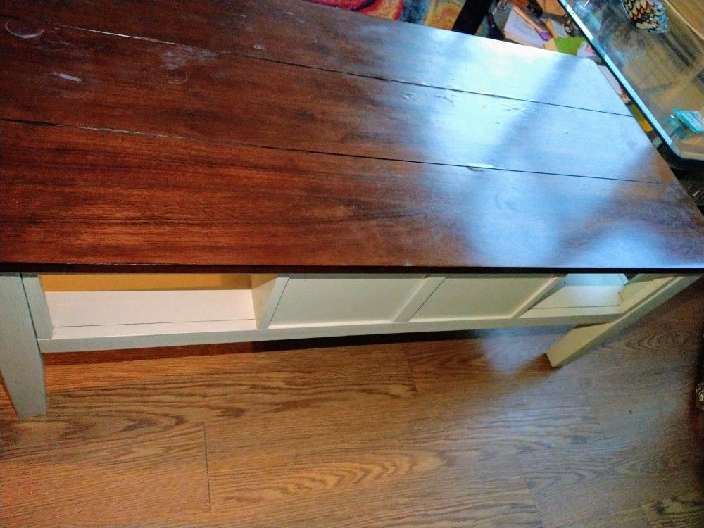 Used Ashley Wooden Cocktail Table - photo 4