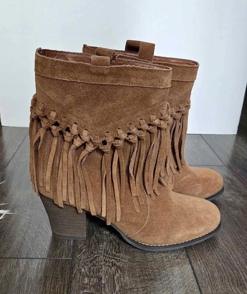 Fringe Cowboy Boots - Sbicca Vintage Collection