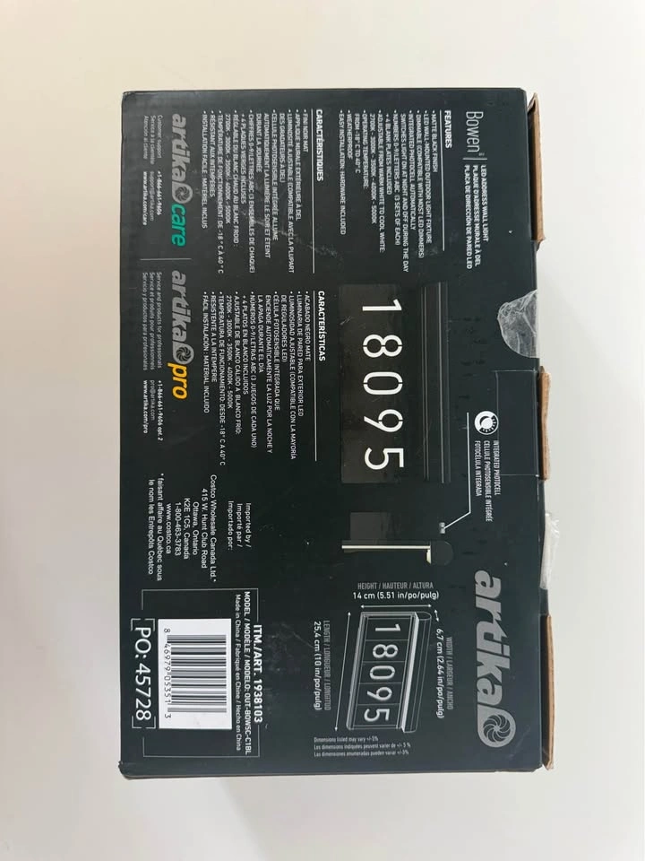 Artika Bowen LED Outdoor Address Light - photo 5