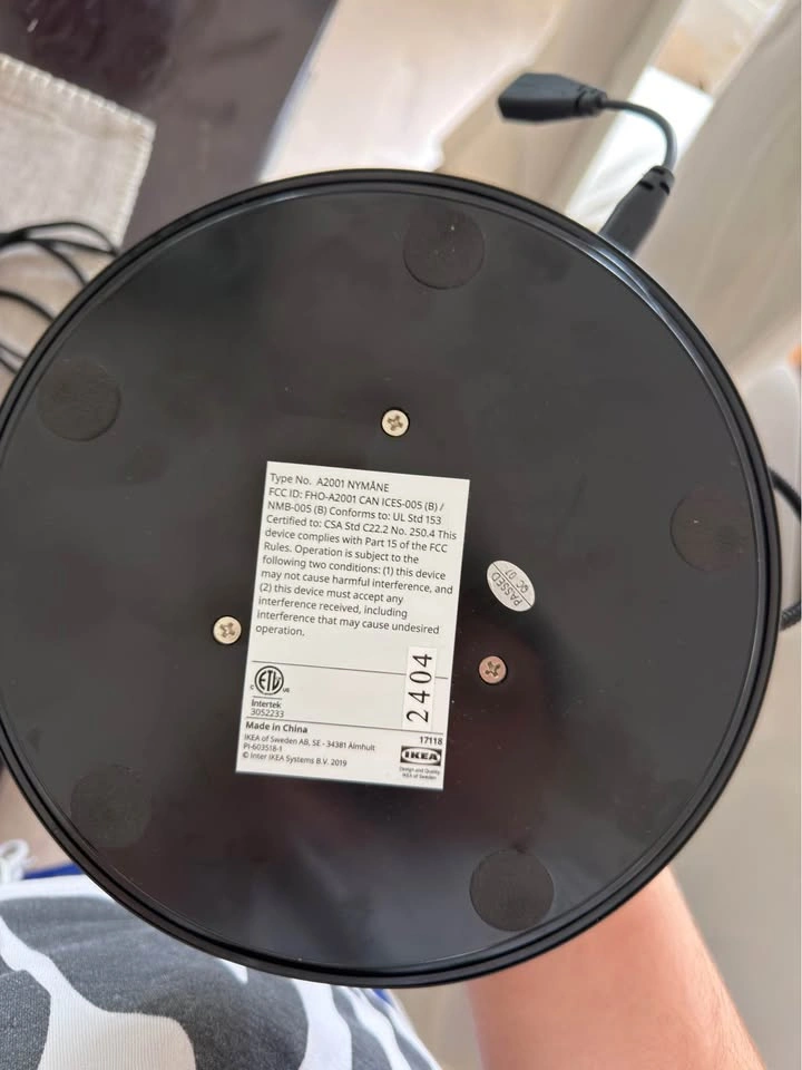 IKEA NYMÅNE Table Lamp - photo 5