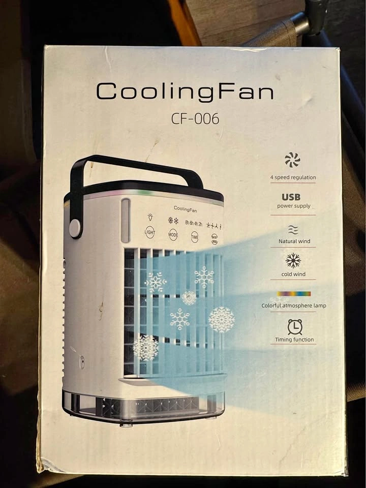 CoolingFan CF-006 Portable USB Air Cooler 4 Speed