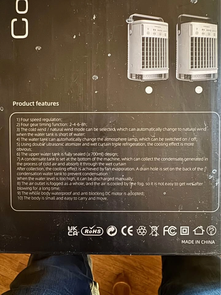 CoolingFan CF-006 Portable USB Air Cooler 4 Speed - photo 4