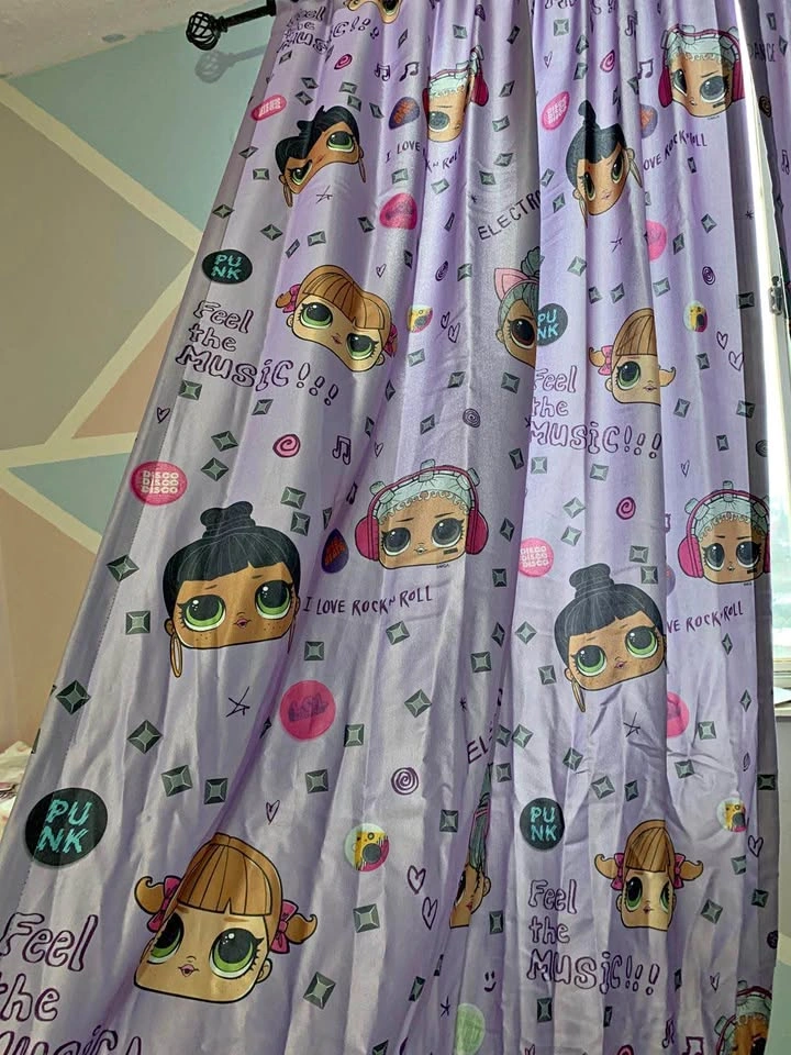 Pair of Lol Dolls Curtains