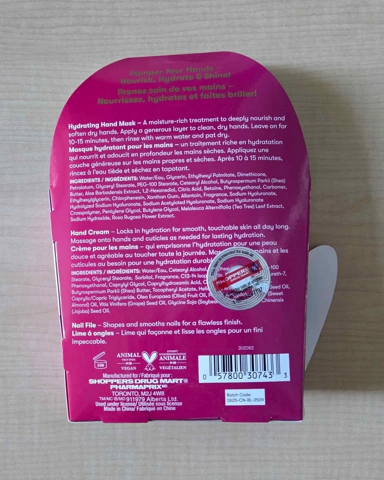 Quo Hand Glow Set - masks, cream, files - photo 2