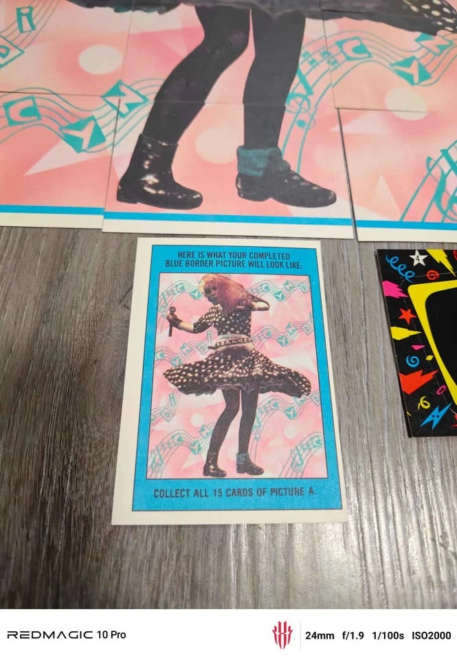 1985 Cyndi Lauper Trading Cards/Stickers Complete Set x66 - photo 2