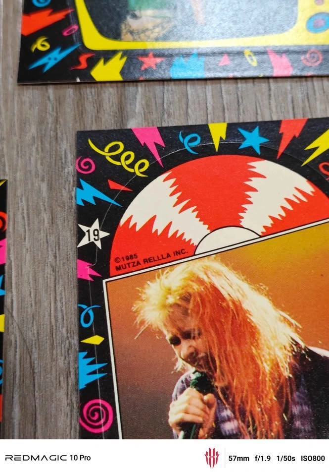 1985 Cyndi Lauper Trading Cards/Stickers Complete Set x66 - photo 4