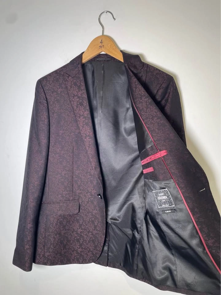 Harry Brown London Floral Brocade Blazer - Slim Fit - photo 3