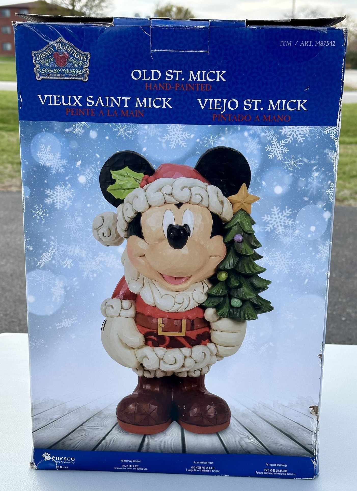 Old St. Mick Hand Painted Statue - photo 3
