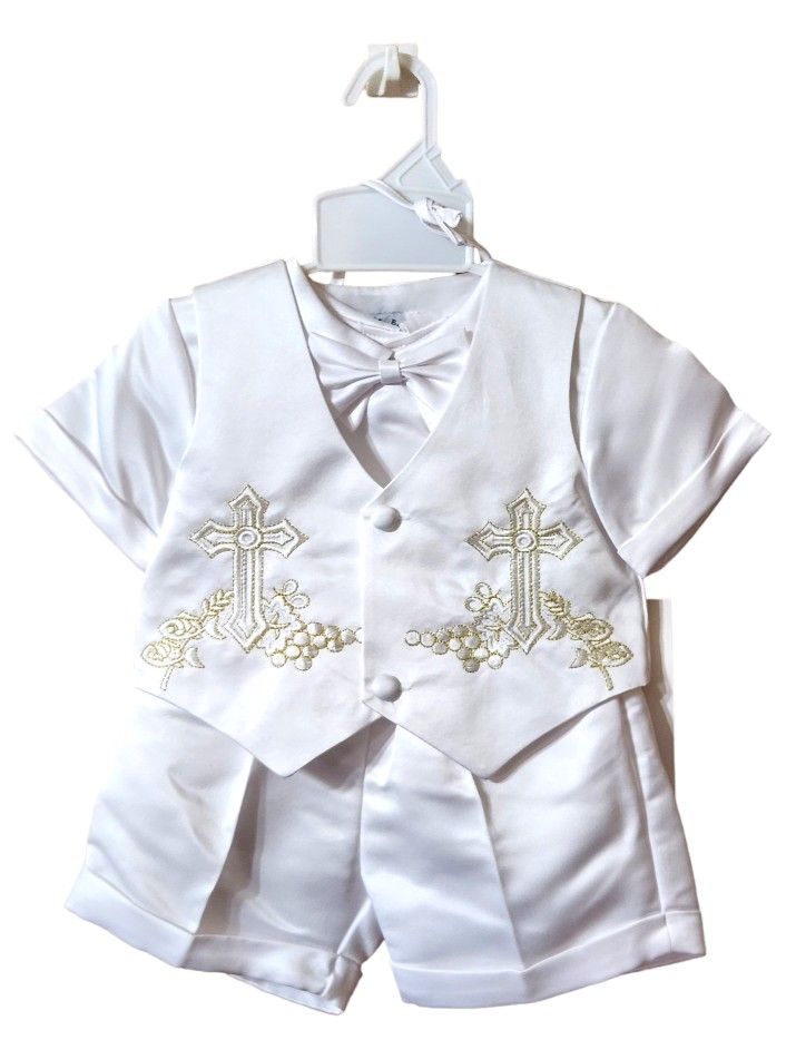 Brand New Baptism Suit for 12 Month Old