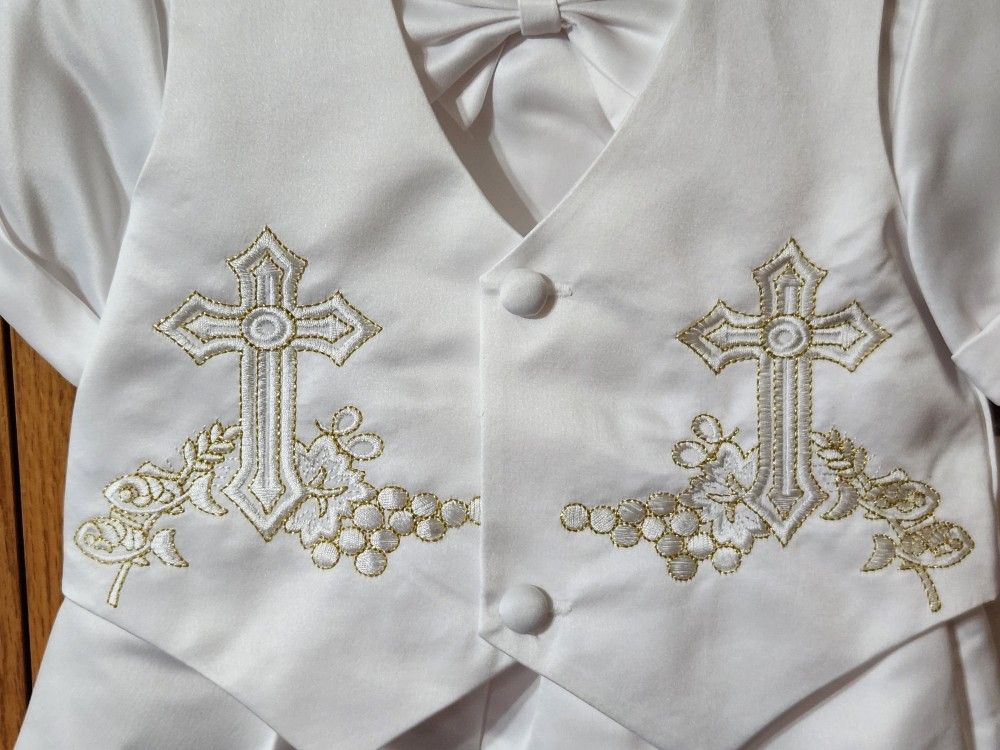 Brand New Baptism Suit for 12 Month Old - photo 2