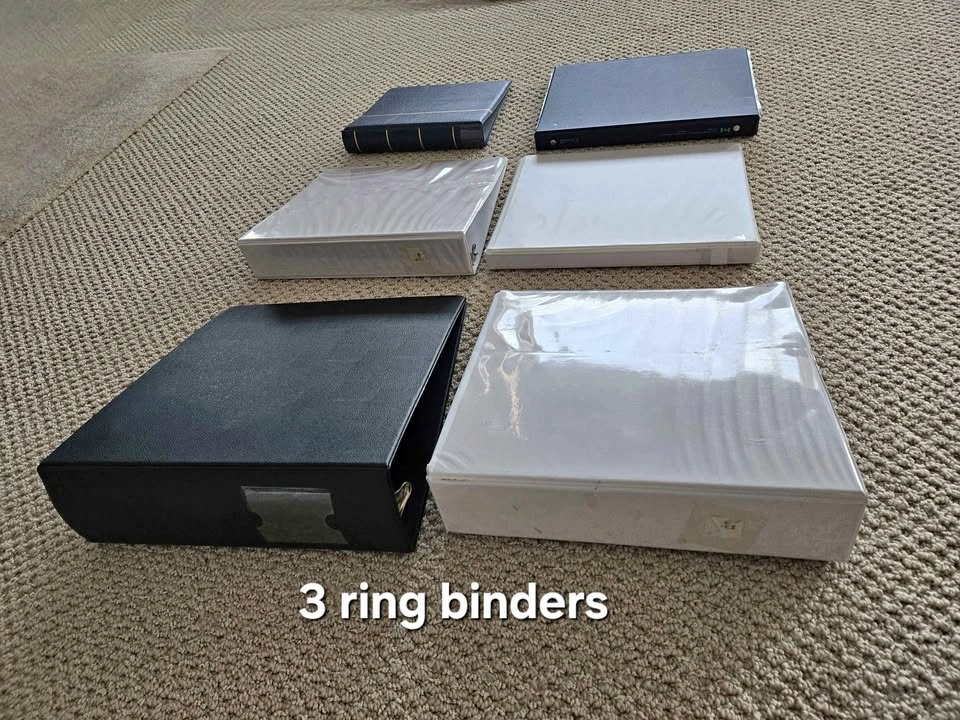 Binders school or office for these 3 ring Binders. Take all six