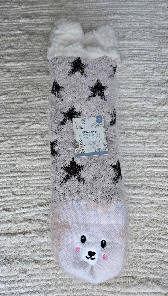 Women's Cozy Slipper Socks - L/XL (8-10)