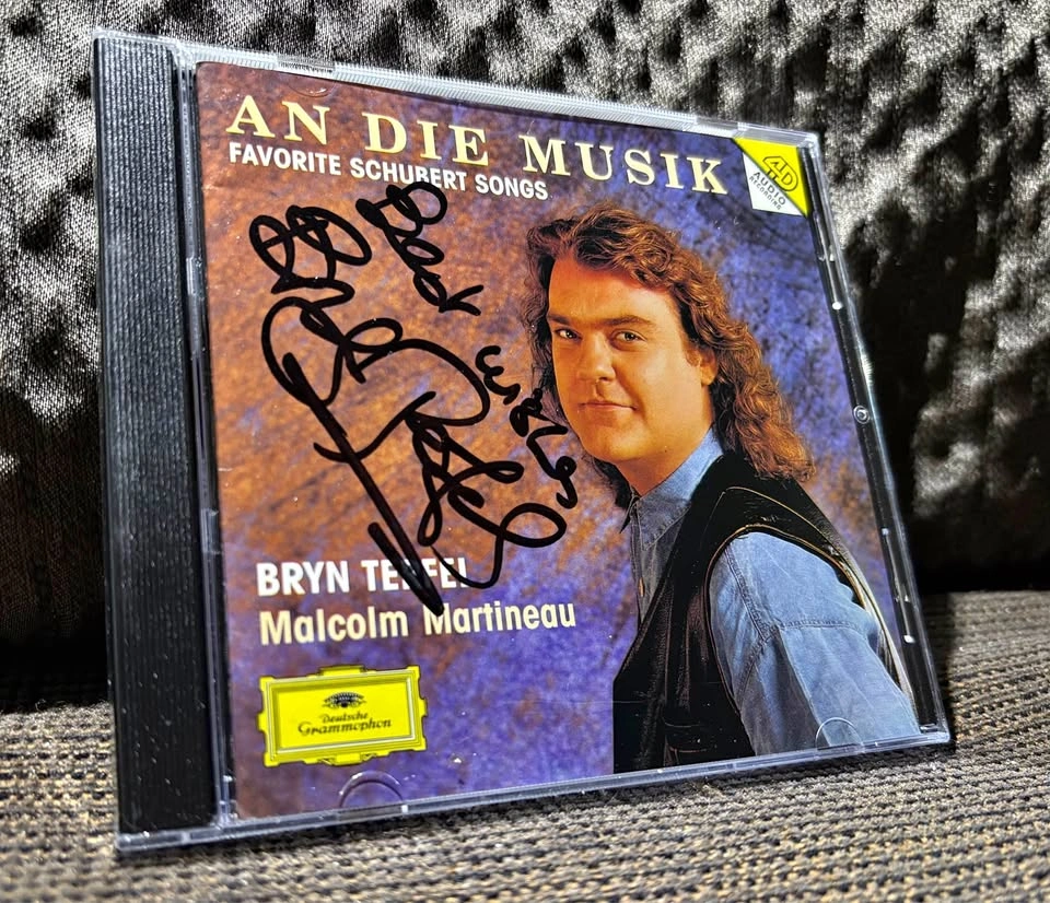 Signed Bryn Terfel - An Die Musik Schubert Songs CD (Deutsche G)