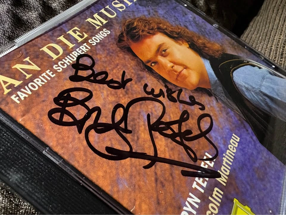 Signed Bryn Terfel - An Die Musik Schubert Songs CD (Deutsche G) - photo 2