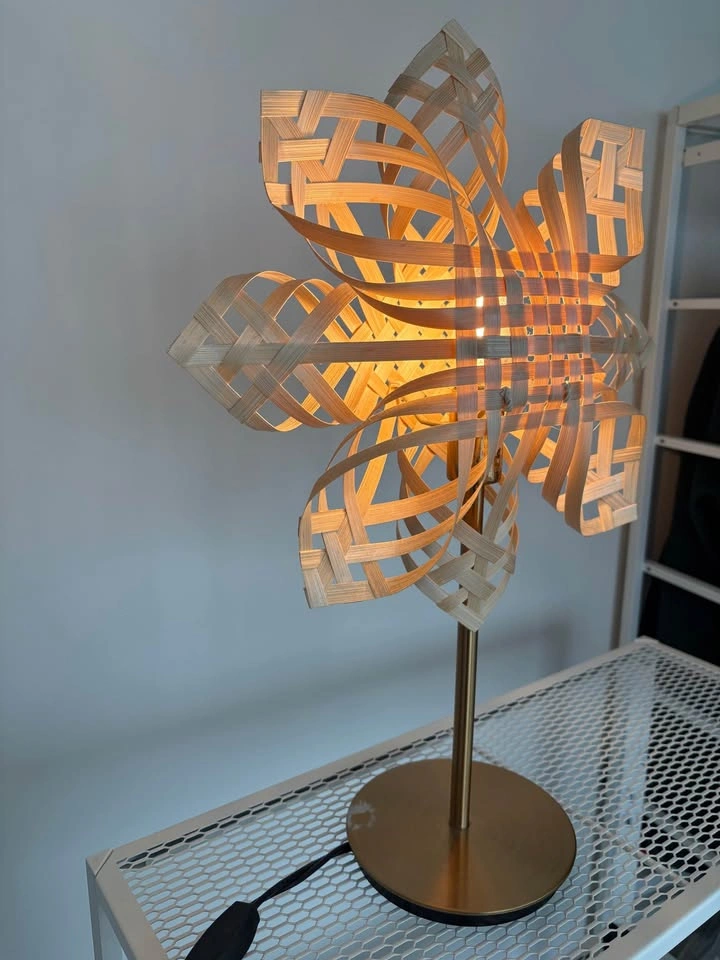 IKEA Table Lamp (bamboo/metal) - photo 3