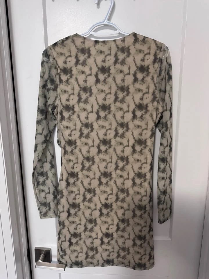 Green Print Bodycon Dress - Size M (8-10) - photo 2