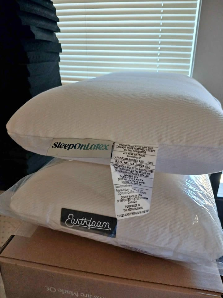 Brand new Sleep on Latex pillows