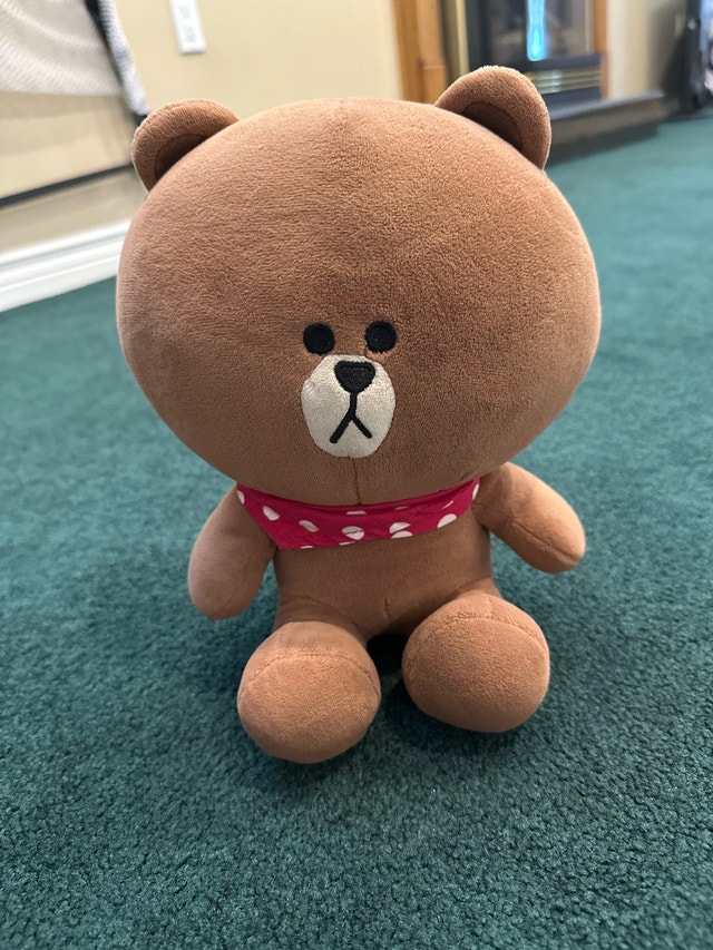 Line Friends Brown Bear Plush