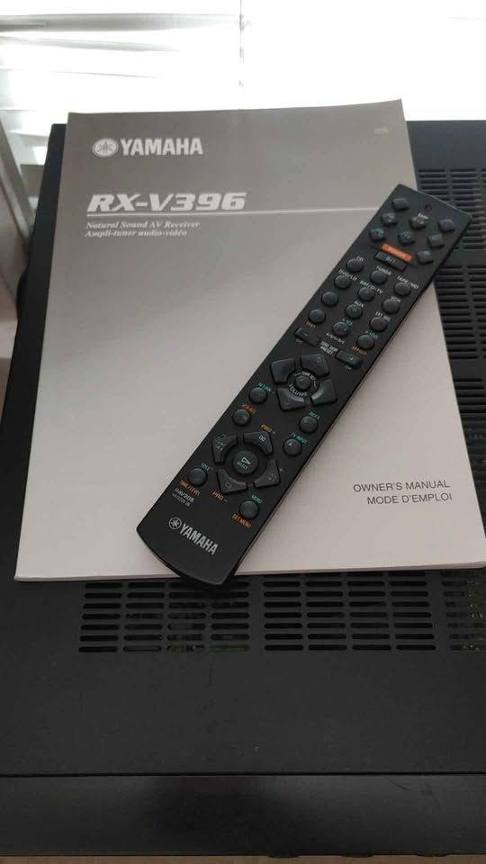 Yamaha receiver rxv396 with remote - photo 2