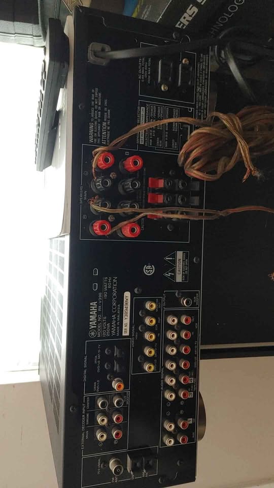 Yamaha receiver rxv396 with remote - photo 4