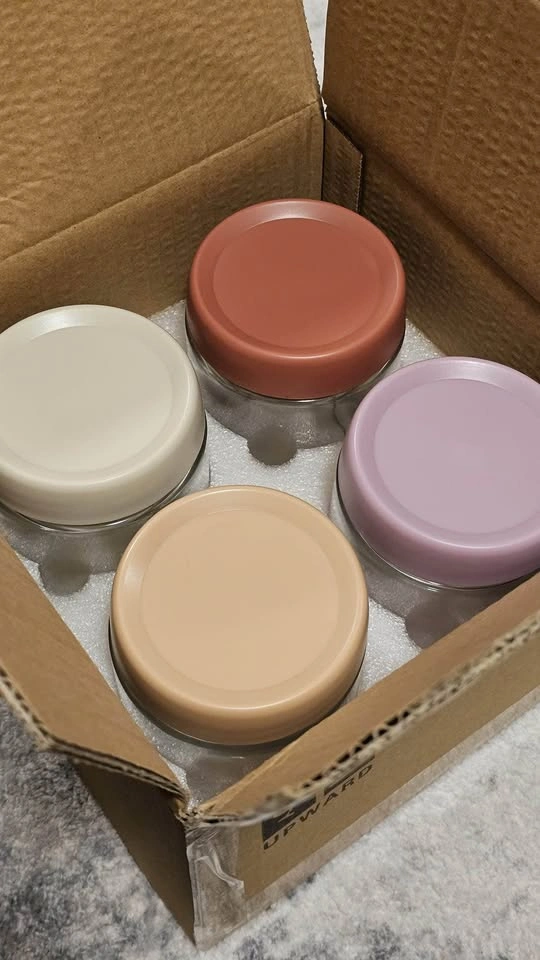Overnight Oats Glass Jars with Lids - 4 Jars - photo 5