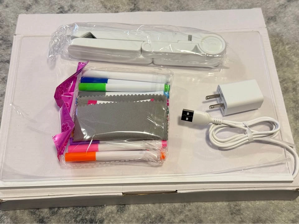 MOUNTCLIM LED Light Up Erasable Writing Board w/ Markers - photo 3
