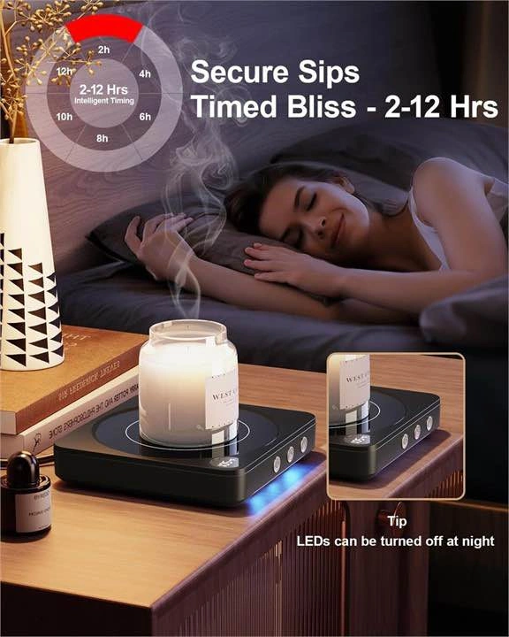 Coffee Mug Warmer w/ Temp Control/ Candle warmer - photo 4