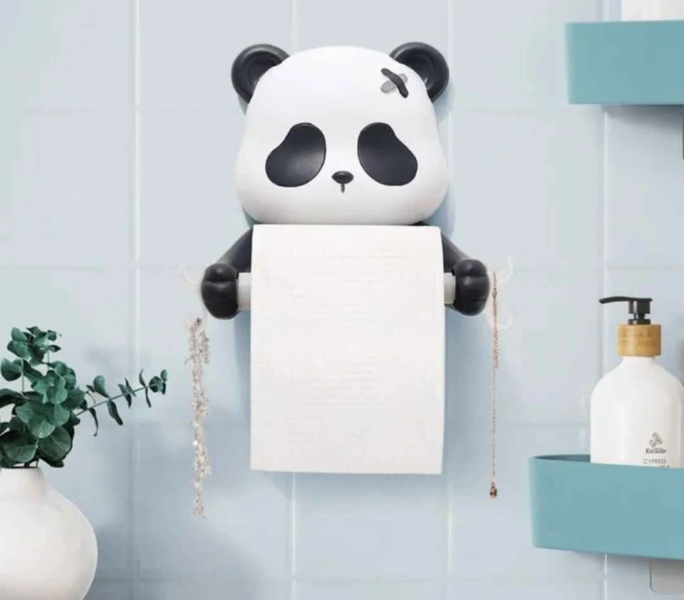 Adorable Panda Toilet Paper Holder - Wall Mount - photo 3