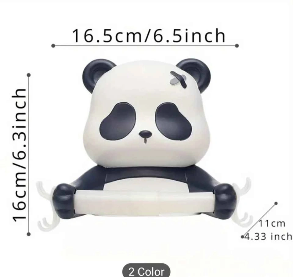 Adorable Panda Toilet Paper Holder - Wall Mount - photo 5