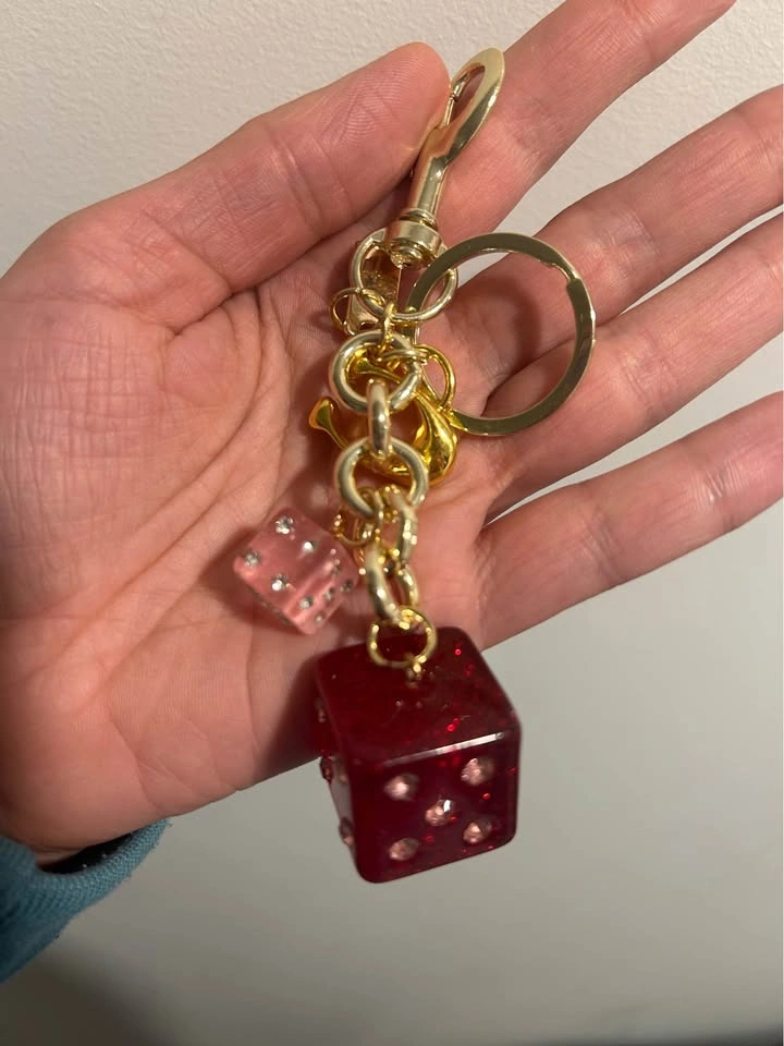 Dice 🎲 bag charm - photo 3
