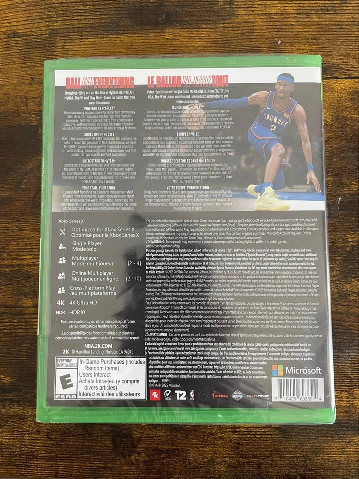 Brand New Sealed NBA 2K26 (Xbox Series X) - photo 2