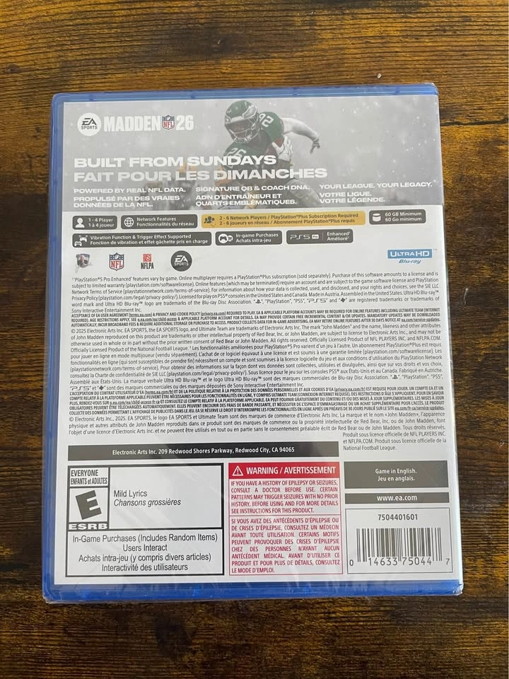 Brand New Sealed Madden NFL 26 (PS5) - photo 2