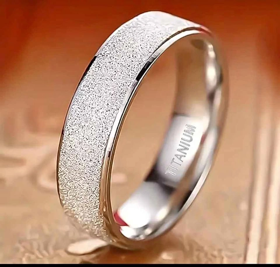 Stylish Men's Ring - 6MM Matte Band, Wedding Ring