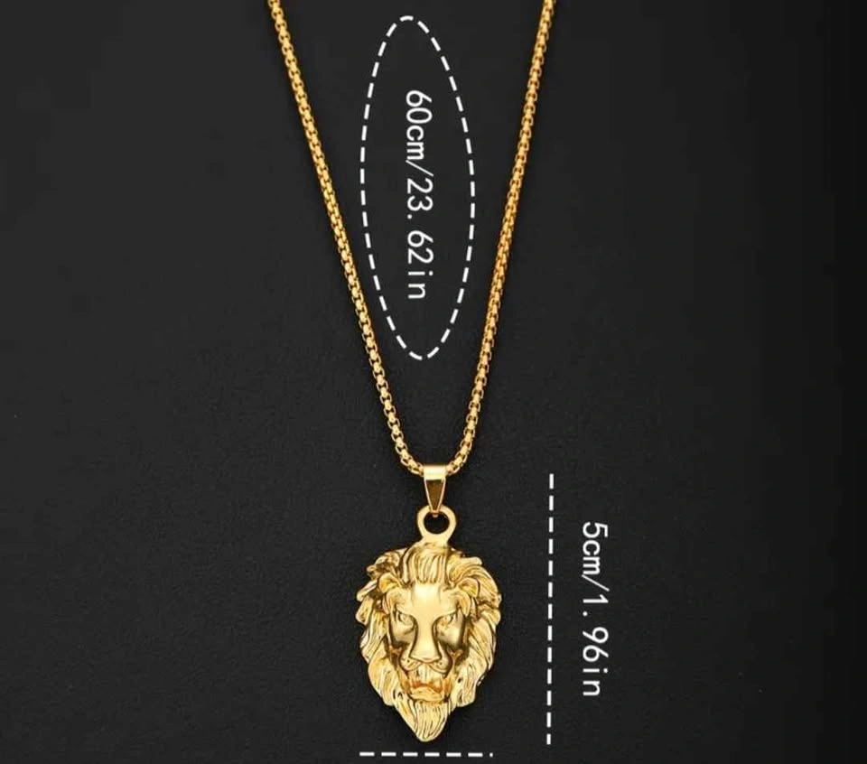 Elegant Watch Set with Lion Head Bracelet and Necklace - photo 4