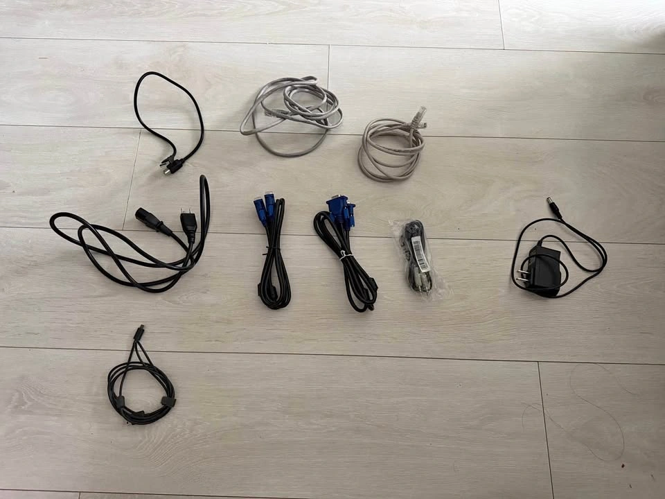 Assorted cables