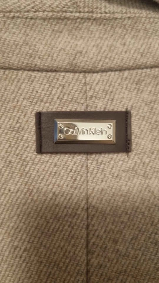 Calvin Klein Beige Wool Coat - XXL - photo 3