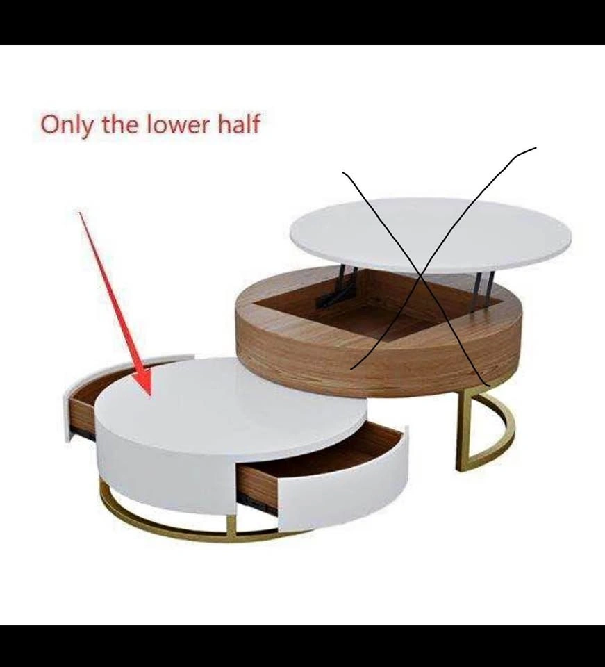 New- Coffee table (Bottom half only)