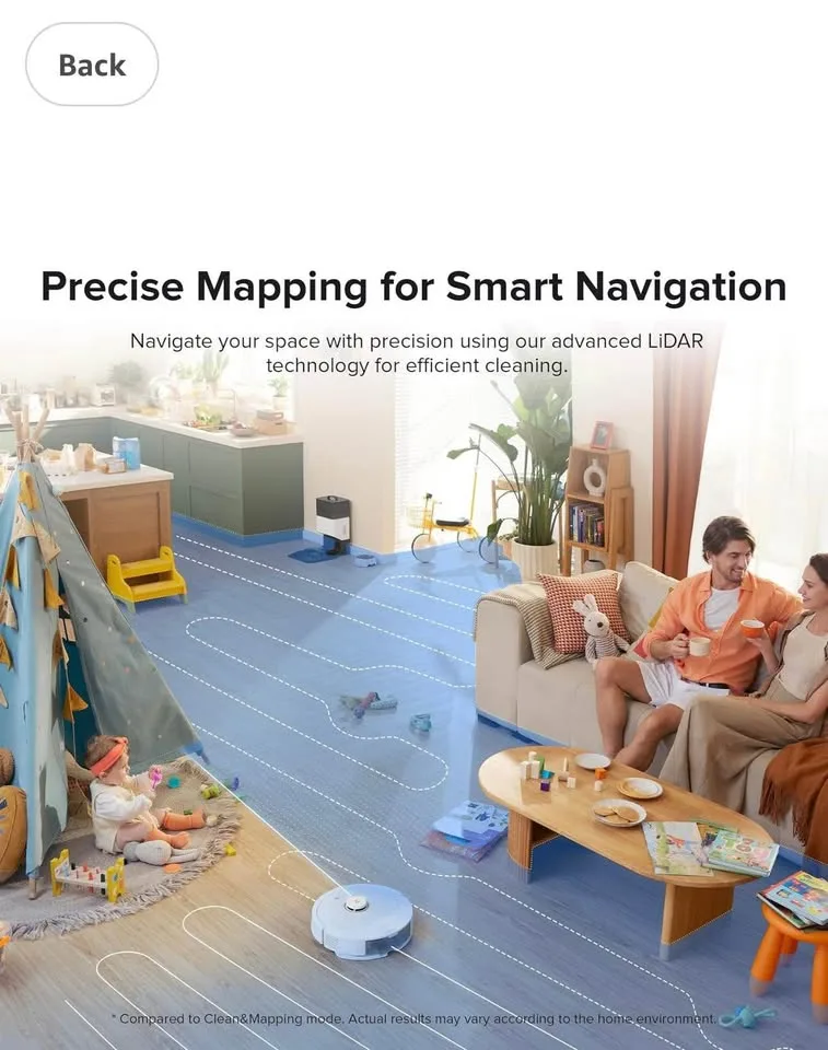 New Roborock Q8 Max+ Robot Vacuum and Mop - White image indicator(7)