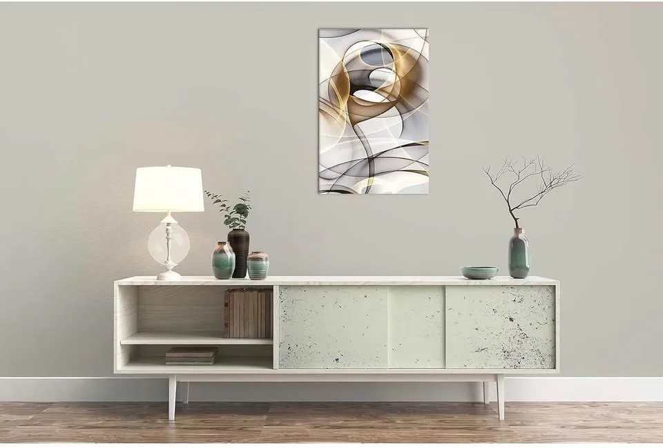 New and sealed modern abstract wall art - 24X 36 inch image indicator(2)