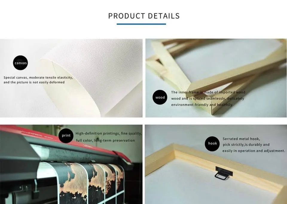 New and sealed modern abstract wall art - 24X 36 inch image indicator(5)