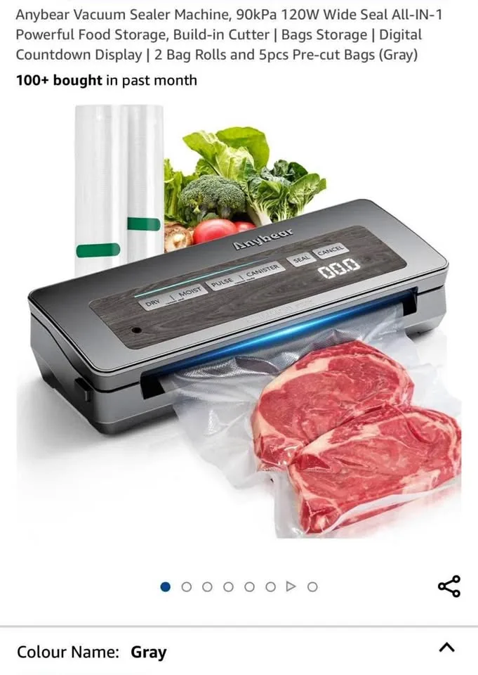 Anybear Vacuum Sealing Machine - New in Box thumbnail