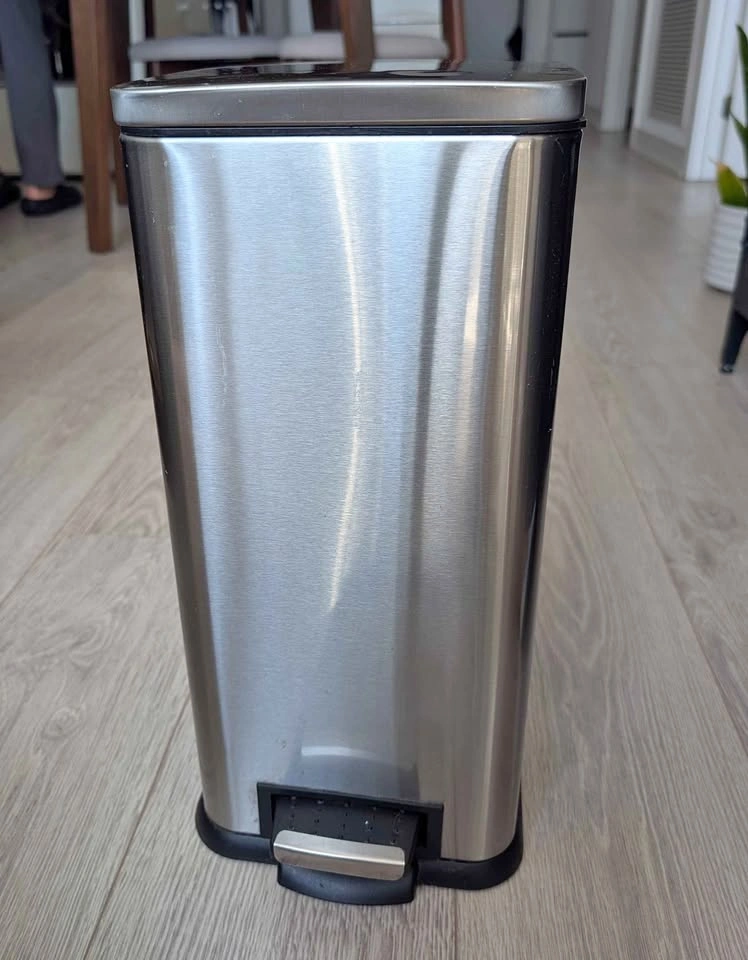 Stainless Steel Foot Pedal Trash Can