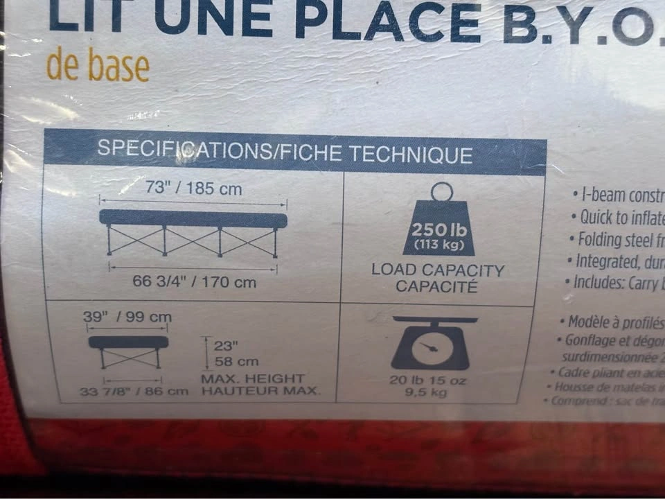 Outbound Portable BYO Cot - Twin Size - photo 2