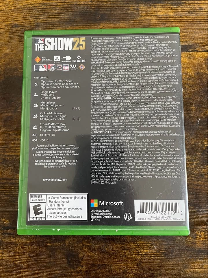 ⚾ MLB The Show 25 (Xbox Series X) – OPEN CASE - photo 2