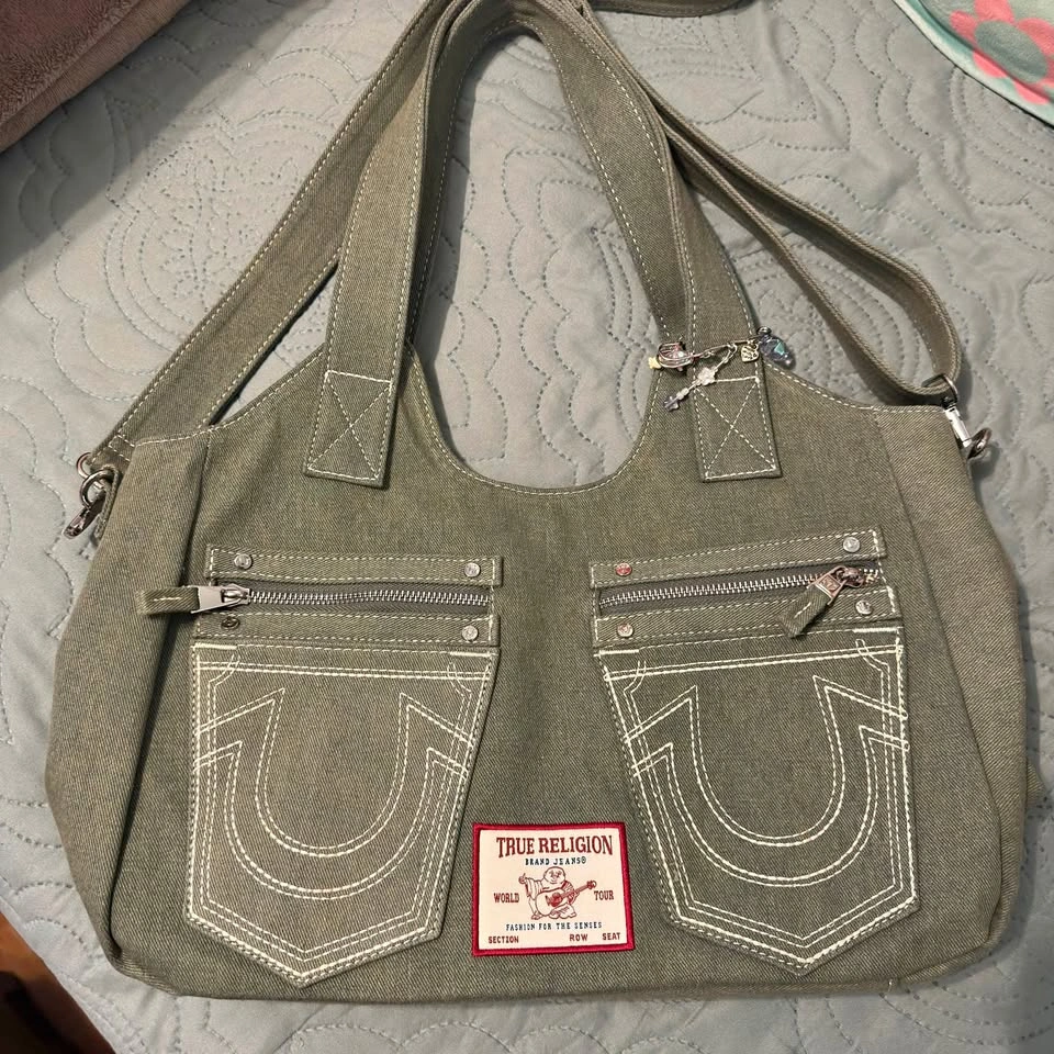 Sage True Religion Satchel Bag