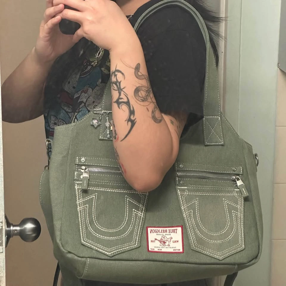 Sage True Religion Satchel Bag - photo 4