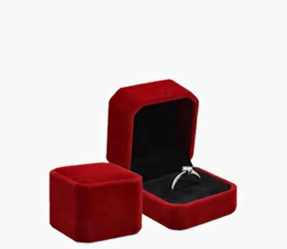 Velvet Ring Jewelry Box - Perfect Gift