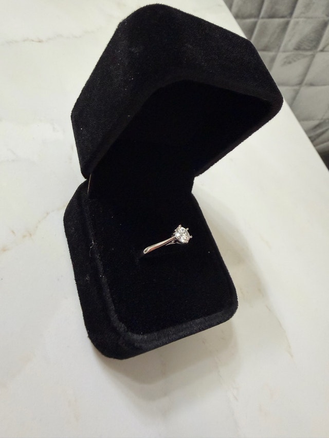 1ct Moissanite Ring - Size 6 Band (92.5 Silver) - photo 3